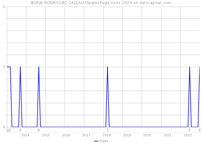 BORJA RODRIGUEZ CALLAU (Spain) Page visits 2024 