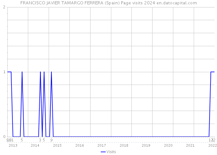 FRANCISCO JAVIER TAMARGO FERRERA (Spain) Page visits 2024 