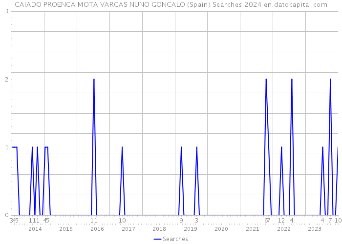 CAIADO PROENCA MOTA VARGAS NUNO GONCALO (Spain) Searches 2024 