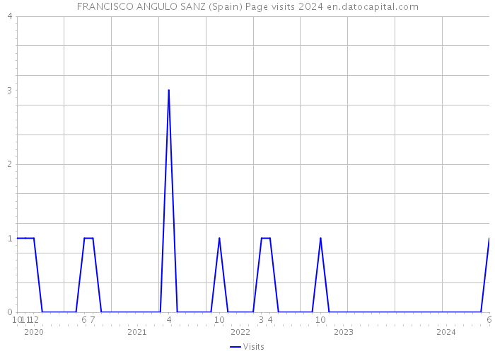 FRANCISCO ANGULO SANZ (Spain) Page visits 2024 