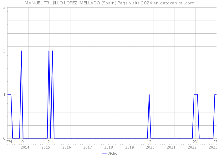 MANUEL TRUJILLO LOPEZ-MELLADO (Spain) Page visits 2024 