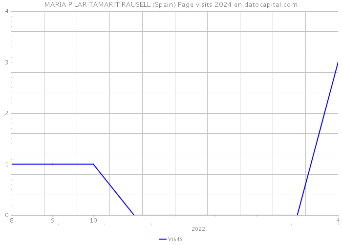 MARIA PILAR TAMARIT RAUSELL (Spain) Page visits 2024 