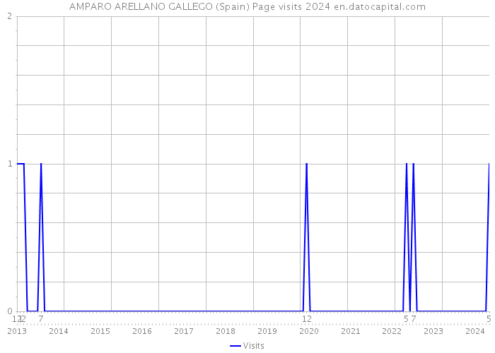 AMPARO ARELLANO GALLEGO (Spain) Page visits 2024 