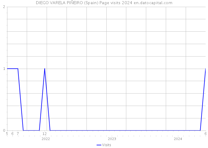 DIEGO VARELA PIÑEIRO (Spain) Page visits 2024 