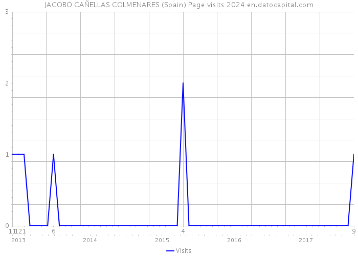 JACOBO CAÑELLAS COLMENARES (Spain) Page visits 2024 