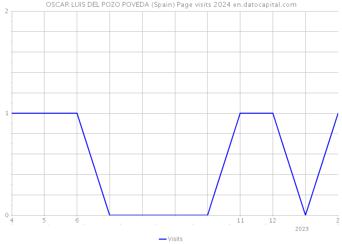 OSCAR LUIS DEL POZO POVEDA (Spain) Page visits 2024 