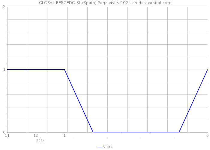 GLOBAL BERCEDO SL (Spain) Page visits 2024 