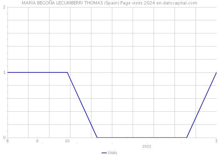 MARIA BEGOÑA LECUMBERRI THOMAS (Spain) Page visits 2024 