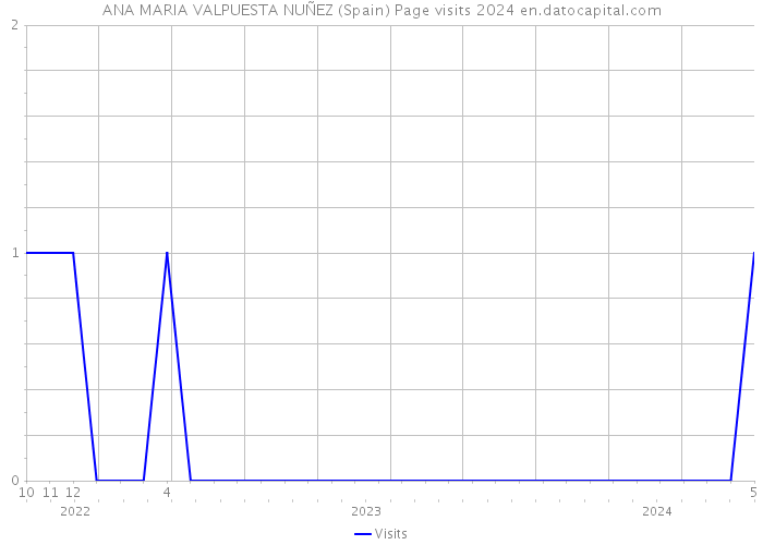 ANA MARIA VALPUESTA NUÑEZ (Spain) Page visits 2024 