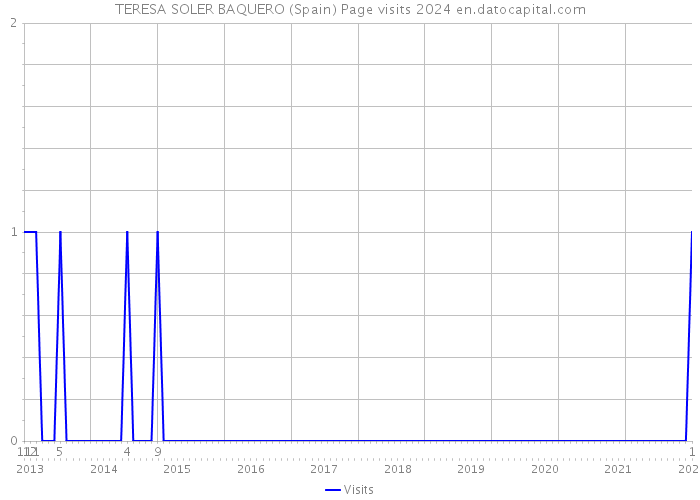 TERESA SOLER BAQUERO (Spain) Page visits 2024 
