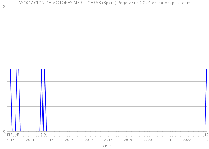 ASOCIACION DE MOTORES MERLUCERAS (Spain) Page visits 2024 