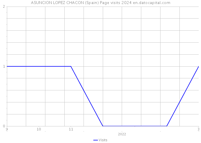 ASUNCION LOPEZ CHACON (Spain) Page visits 2024 