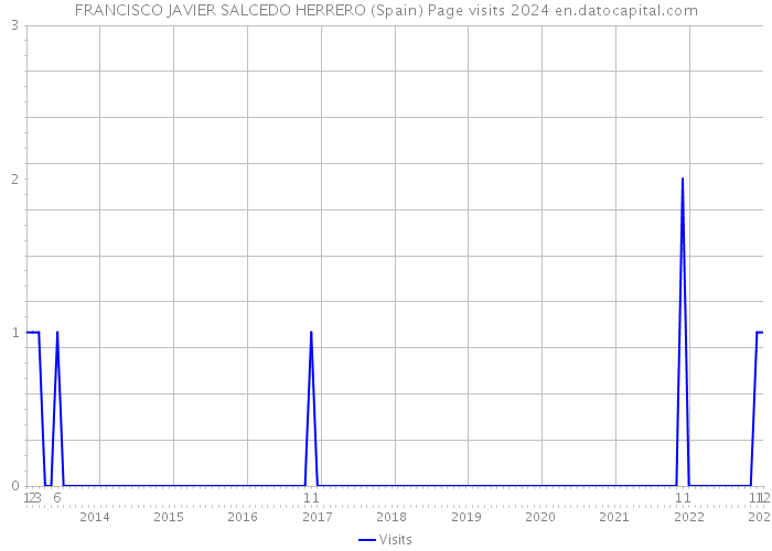 FRANCISCO JAVIER SALCEDO HERRERO (Spain) Page visits 2024 