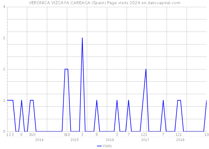 VERONICA VIZCAYA CAREAGA (Spain) Page visits 2024 