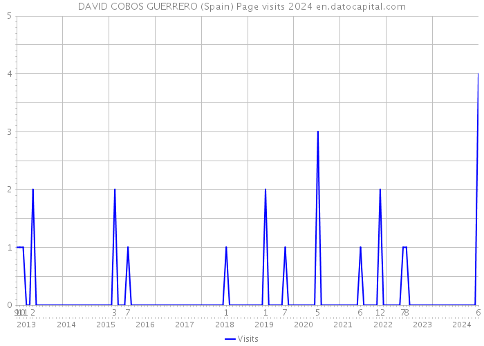 DAVID COBOS GUERRERO (Spain) Page visits 2024 