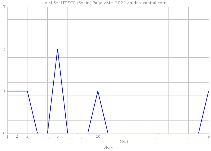 V M SALUT SCP (Spain) Page visits 2024 