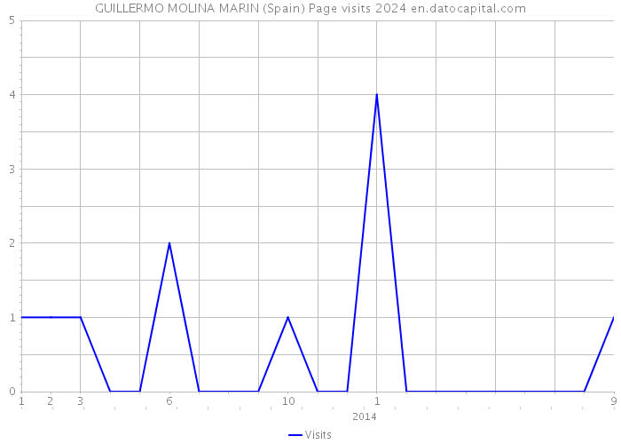 GUILLERMO MOLINA MARIN (Spain) Page visits 2024 