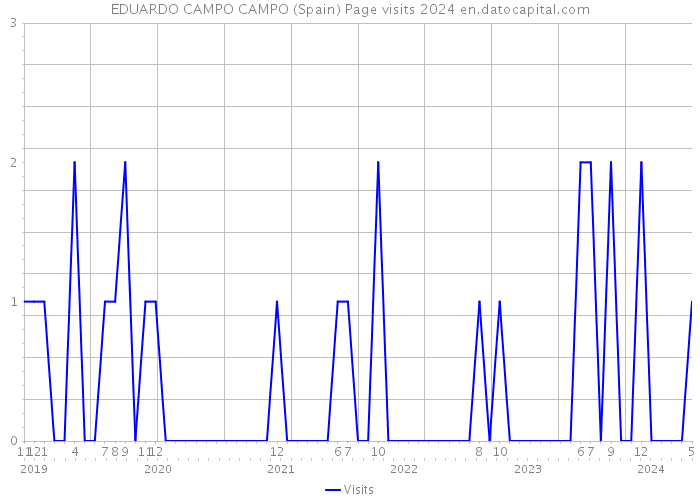 EDUARDO CAMPO CAMPO (Spain) Page visits 2024 