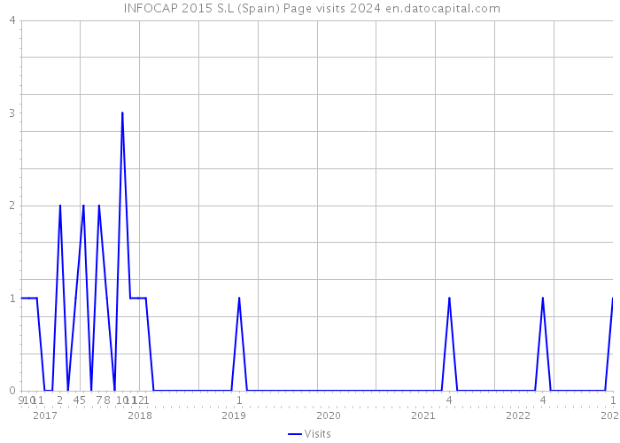  INFOCAP 2015 S.L (Spain) Page visits 2024 