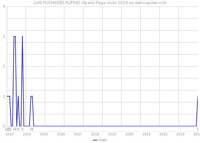 LUIS PUCHADES RUFINO (Spain) Page visits 2024 