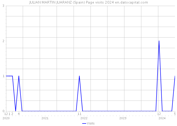JULIAN MARTIN JUARANZ (Spain) Page visits 2024 
