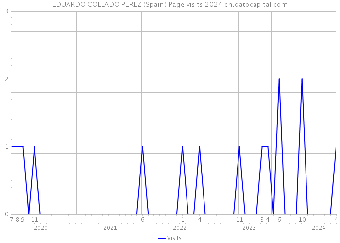 EDUARDO COLLADO PEREZ (Spain) Page visits 2024 