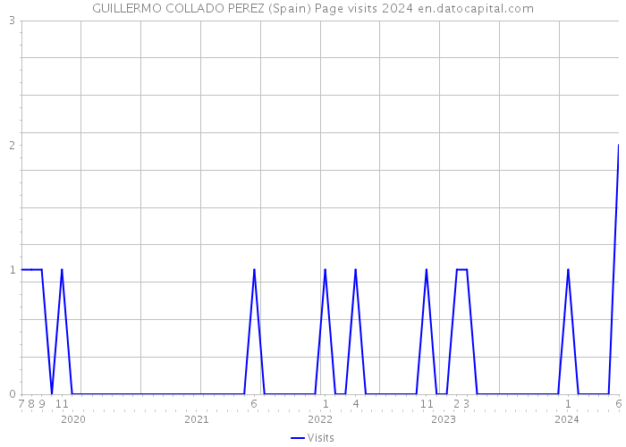 GUILLERMO COLLADO PEREZ (Spain) Page visits 2024 