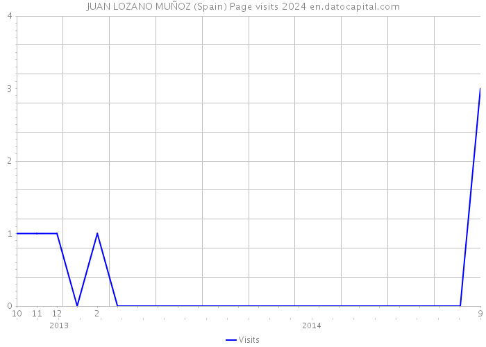 JUAN LOZANO MUÑOZ (Spain) Page visits 2024 