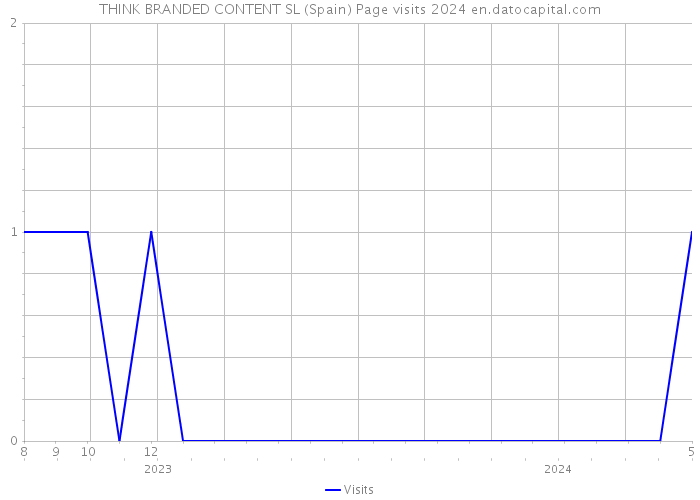 THINK BRANDED CONTENT SL (Spain) Page visits 2024 