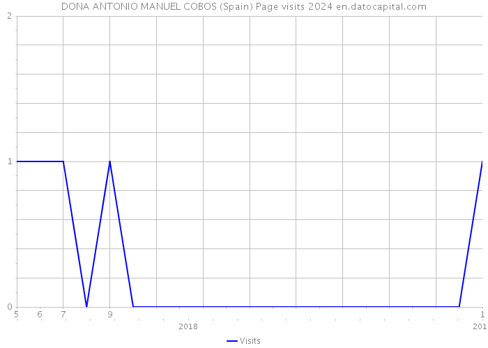 DONA ANTONIO MANUEL COBOS (Spain) Page visits 2024 