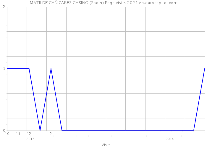 MATILDE CAÑIZARES CASINO (Spain) Page visits 2024 