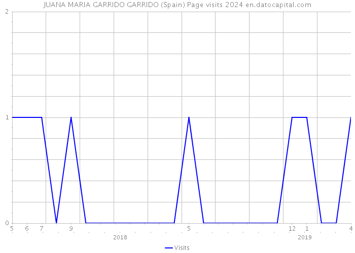 JUANA MARIA GARRIDO GARRIDO (Spain) Page visits 2024 