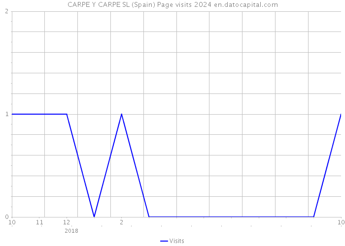 CARPE Y CARPE SL (Spain) Page visits 2024 