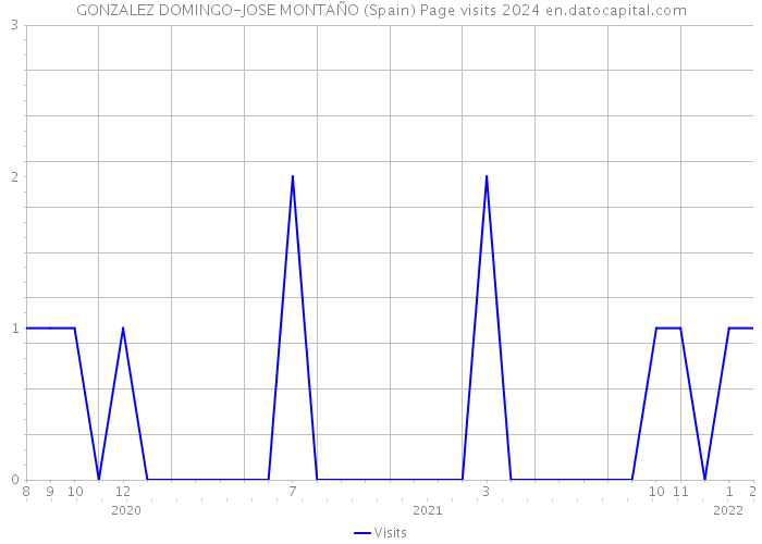 GONZALEZ DOMINGO-JOSE MONTAÑO (Spain) Page visits 2024 