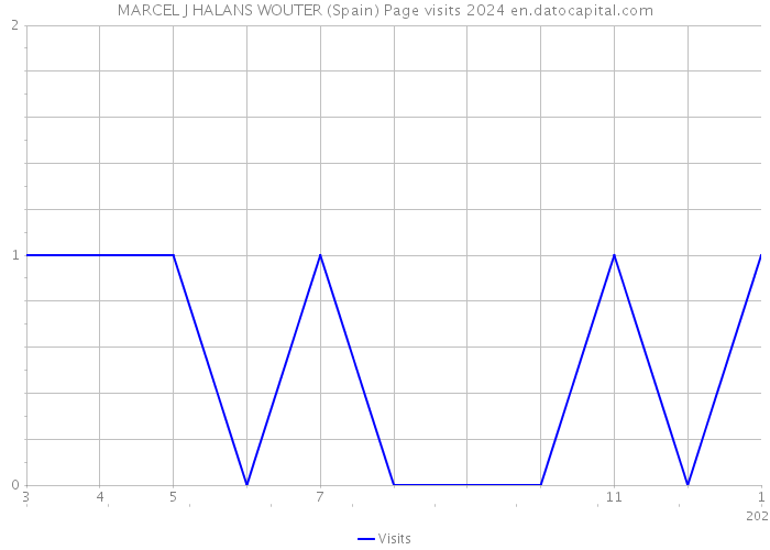 MARCEL J HALANS WOUTER (Spain) Page visits 2024 