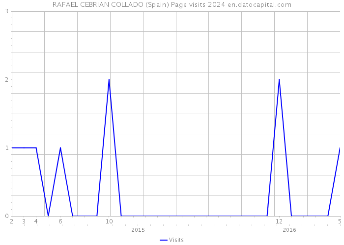 RAFAEL CEBRIAN COLLADO (Spain) Page visits 2024 