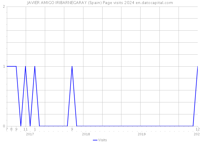 JAVIER AMIGO IRIBARNEGARAY (Spain) Page visits 2024 