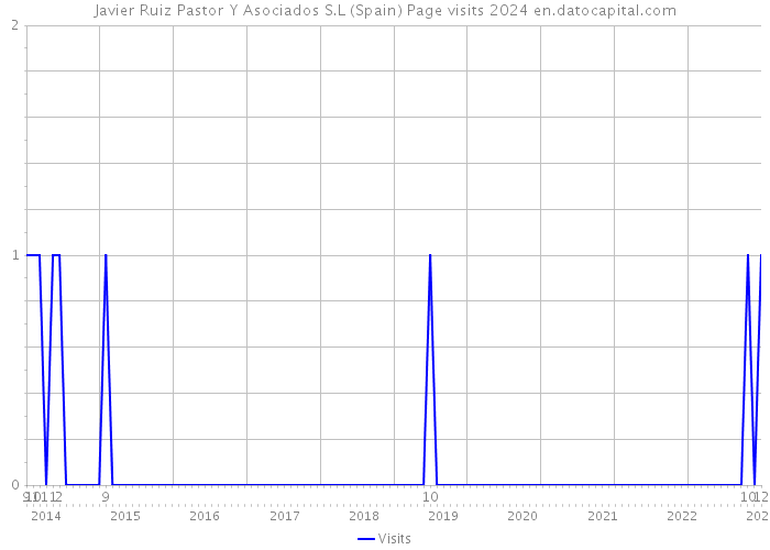 Javier Ruiz Pastor Y Asociados S.L (Spain) Page visits 2024 