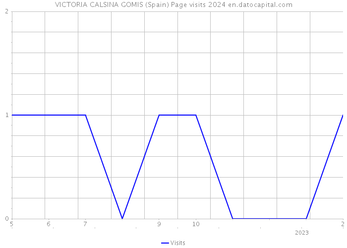 VICTORIA CALSINA GOMIS (Spain) Page visits 2024 