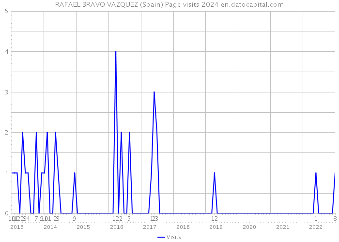 RAFAEL BRAVO VAZQUEZ (Spain) Page visits 2024 