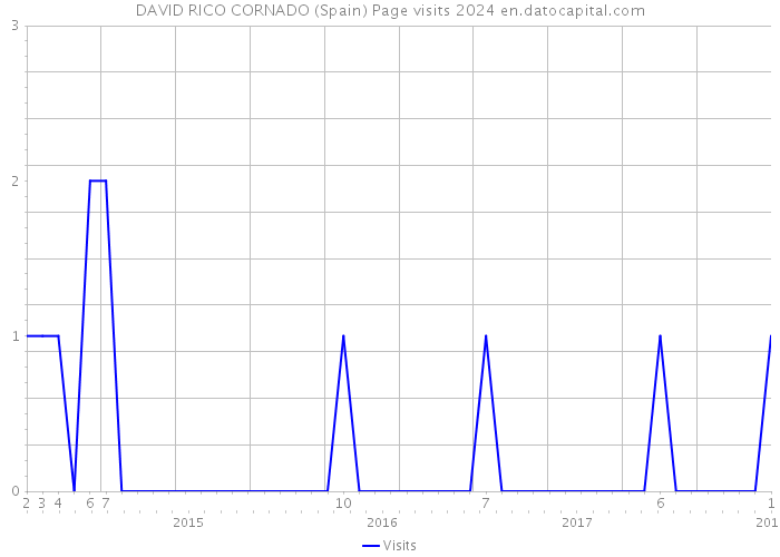 DAVID RICO CORNADO (Spain) Page visits 2024 