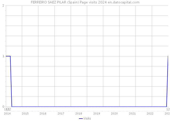 FERREIRO SAEZ PILAR (Spain) Page visits 2024 