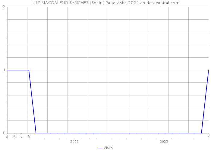 LUIS MAGDALENO SANCHEZ (Spain) Page visits 2024 
