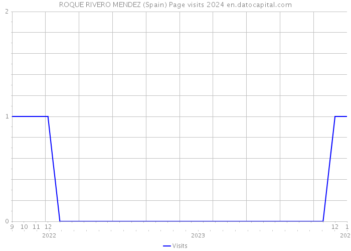 ROQUE RIVERO MENDEZ (Spain) Page visits 2024 