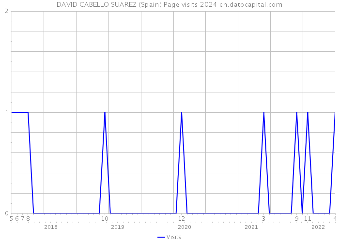 DAVID CABELLO SUAREZ (Spain) Page visits 2024 