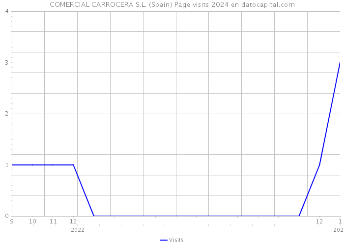 COMERCIAL CARROCERA S.L. (Spain) Page visits 2024 
