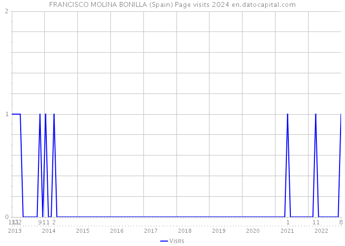 FRANCISCO MOLINA BONILLA (Spain) Page visits 2024 