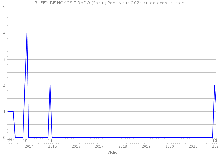 RUBEN DE HOYOS TIRADO (Spain) Page visits 2024 