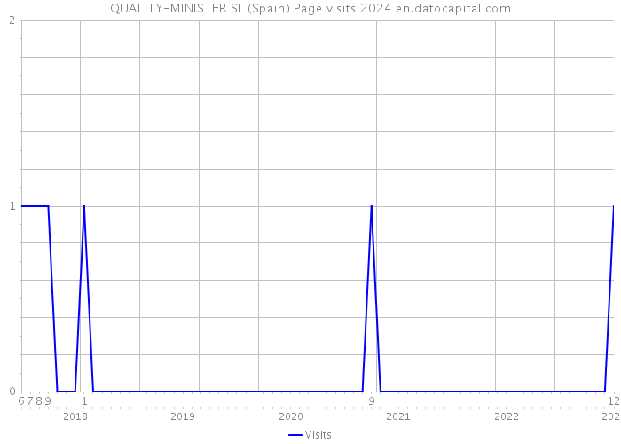 QUALITY-MINISTER SL (Spain) Page visits 2024 