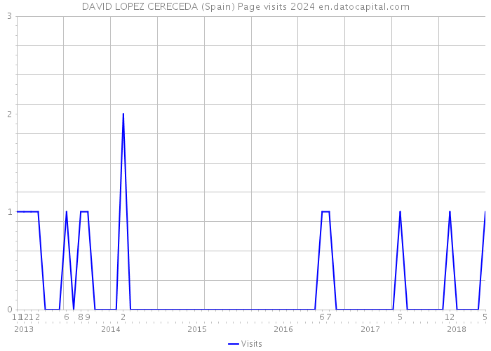 DAVID LOPEZ CERECEDA (Spain) Page visits 2024 